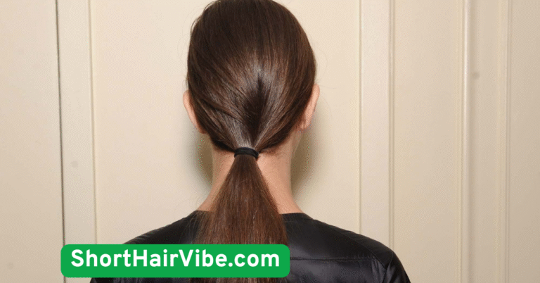1. Classic Low Ponytail with a Twist