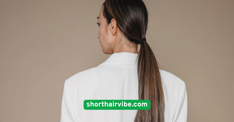 . Low Sleek Ponytail