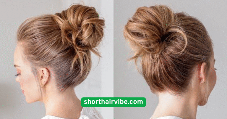 Messy High Bun
