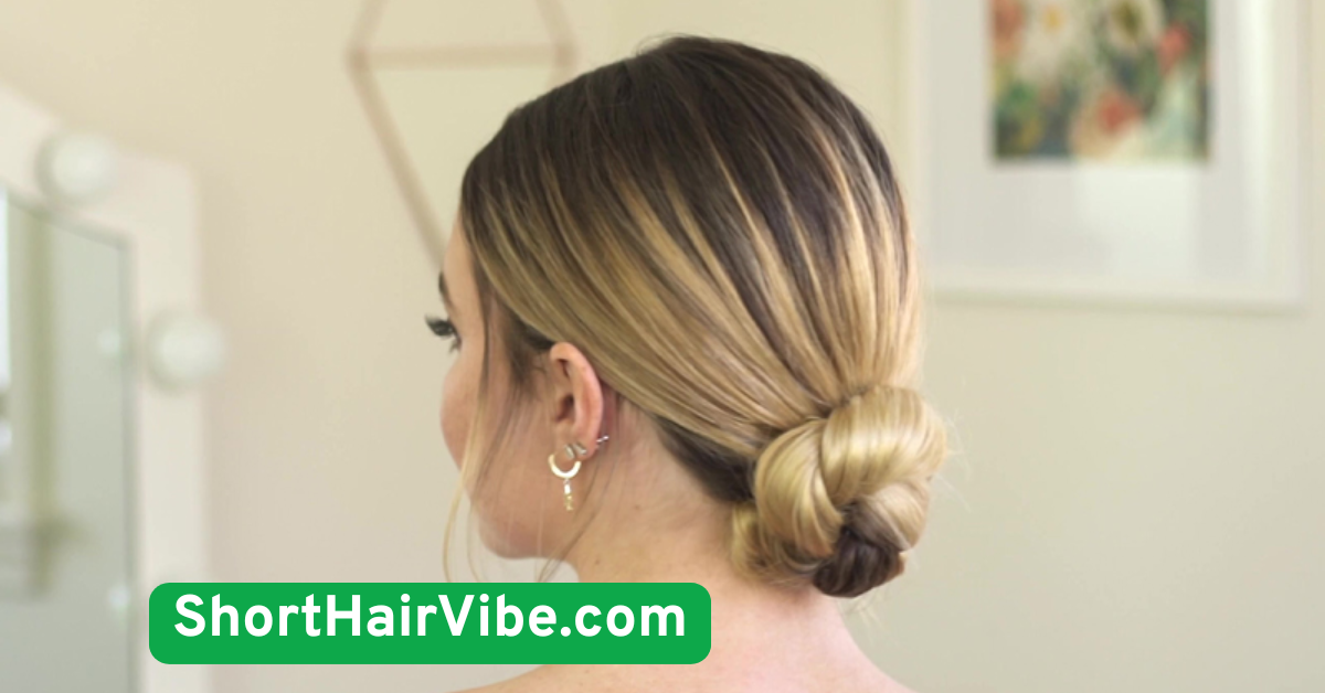 1. Sleek Low Bun