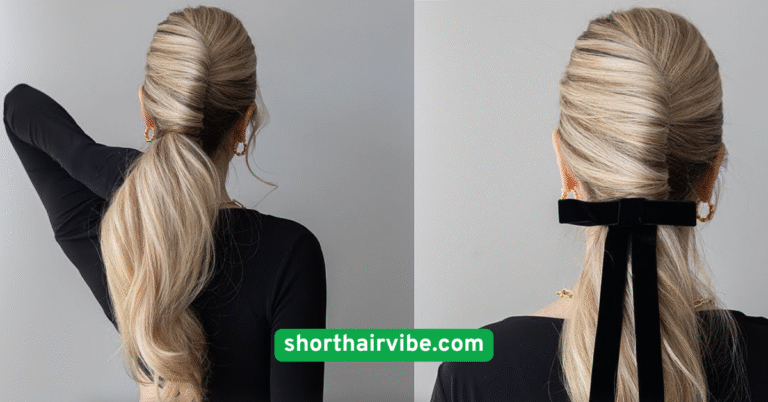 Sleek Low Ponytail with a Twist