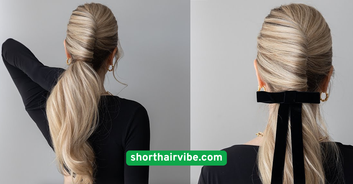 Sleek Low Ponytail with a Twist