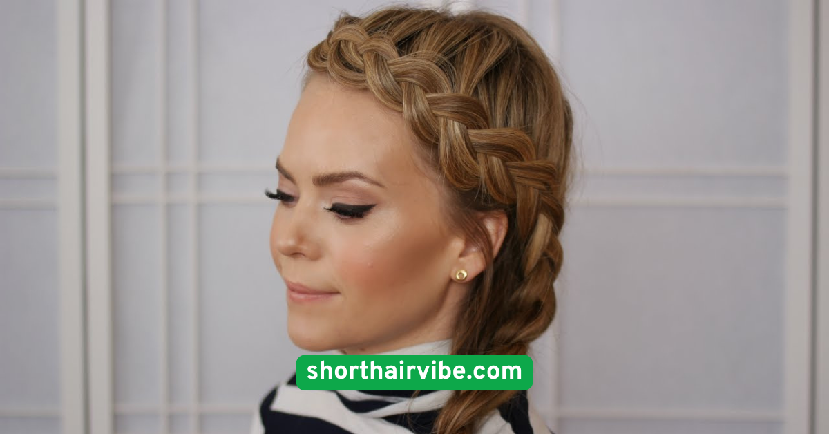 . Sleek Side Braid with Headband