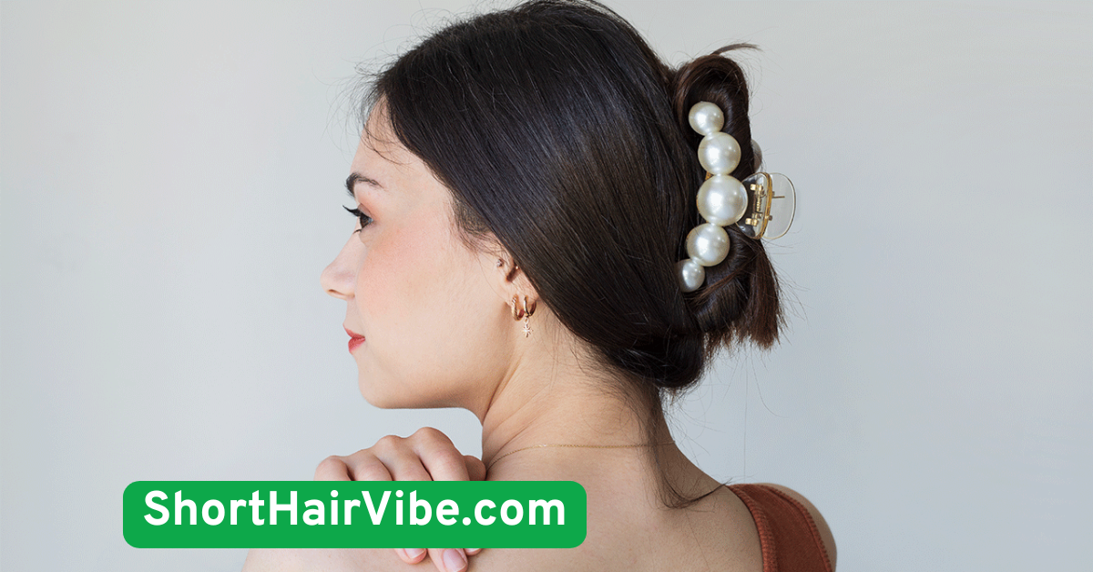 13. Clipped Back with Statement Barrettes
