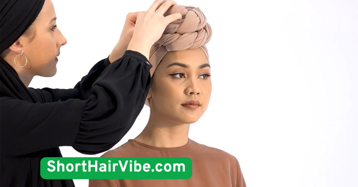 14. Top Knot with a Scarf