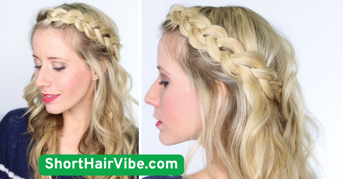 16. Dutch Braid Crown