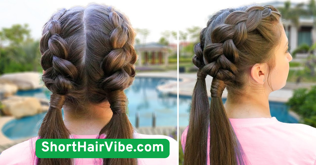 16. Mini Dutch Braids to Ponytail