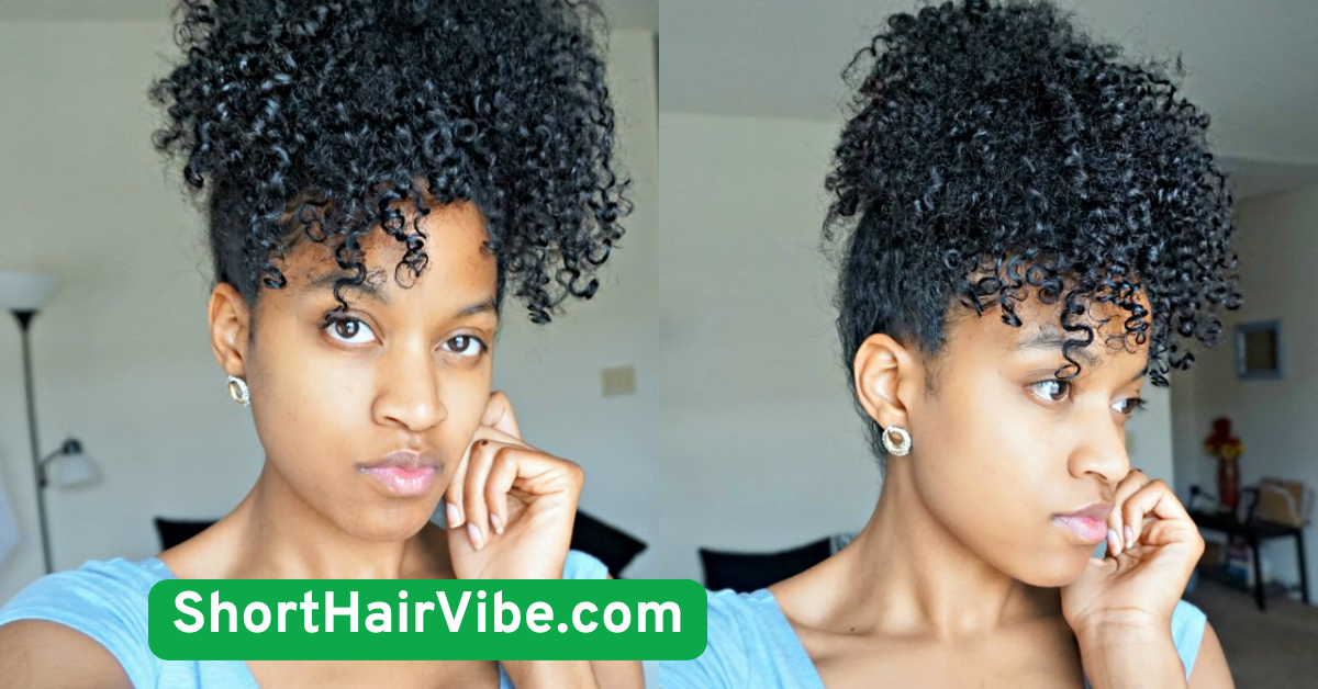 19. Curly Puff or Pineapple Style