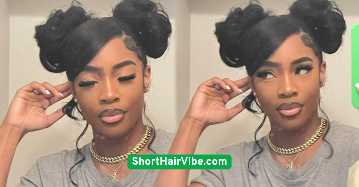 Low Sleek Bun with a Side Part