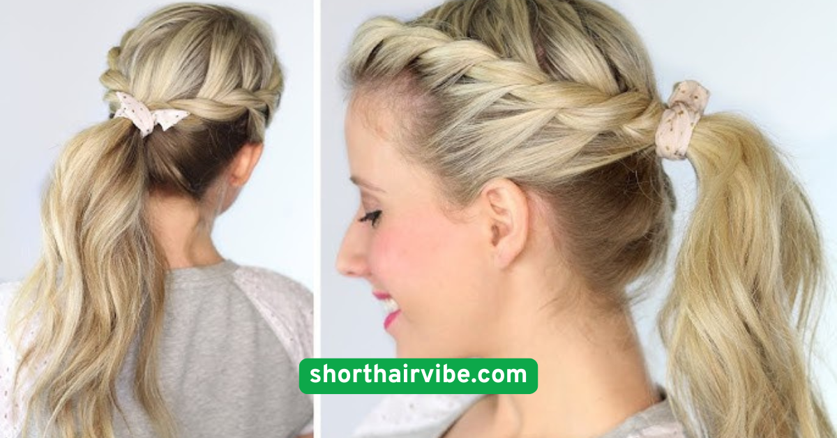 . Low Twisted Ponytail
