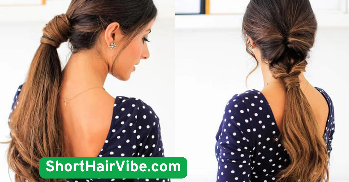2. Sleek Low Ponytail with a Middle Part