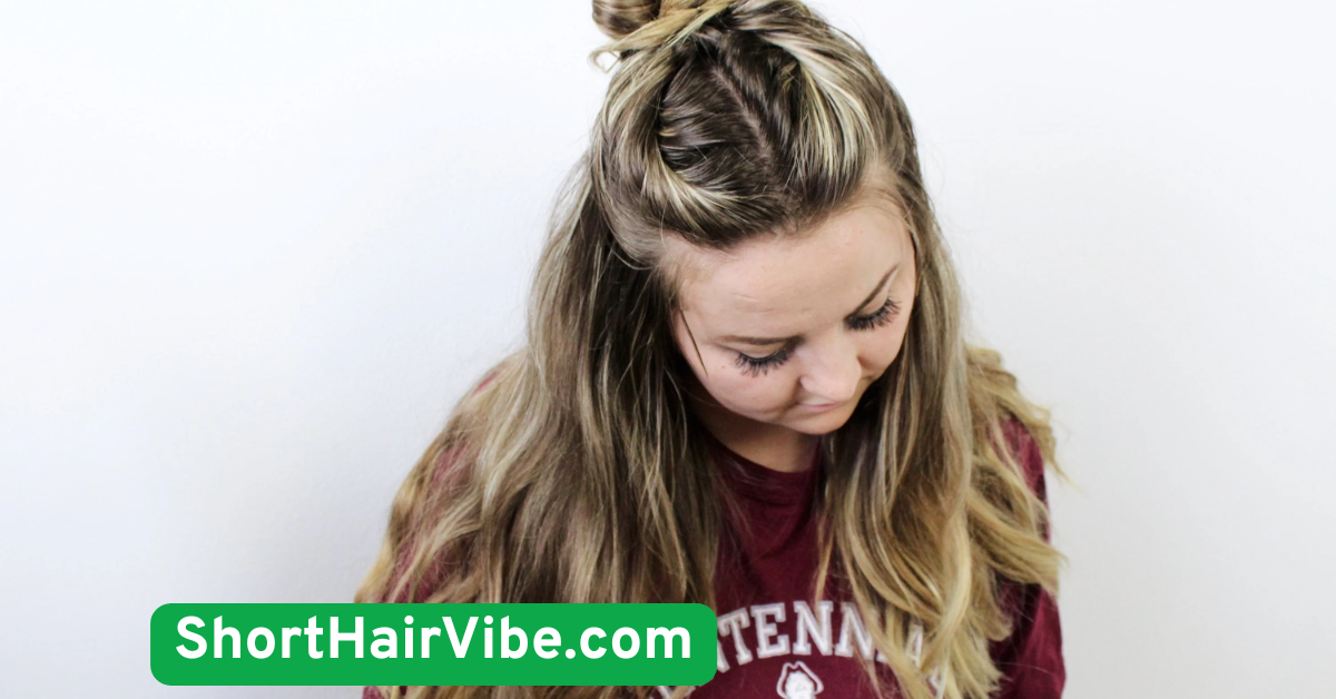 3. Half-Up Top Knot