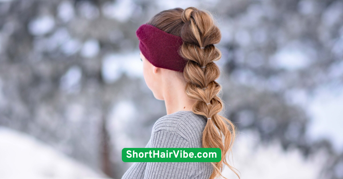 3. Headband Tuck-In Style