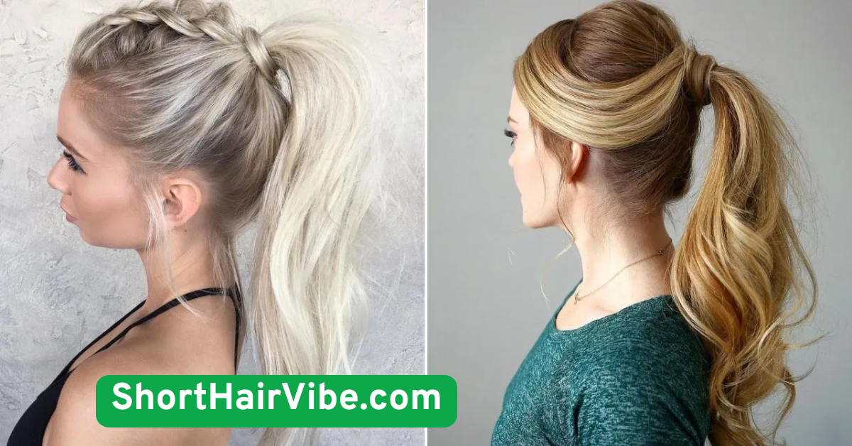 3. High Ponytail with Face-Framing Layers