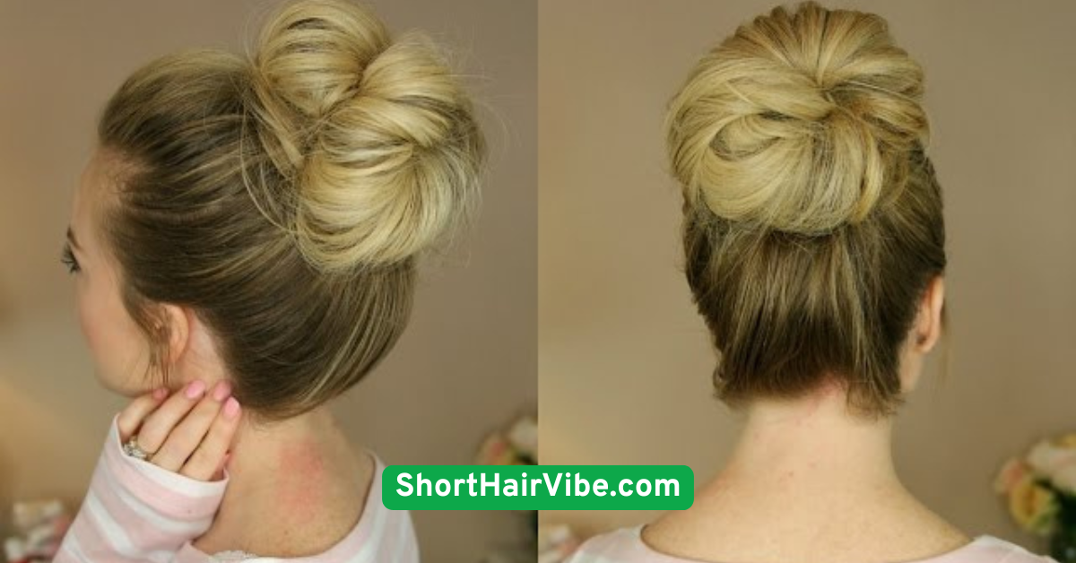  Messy Bun with a Twist