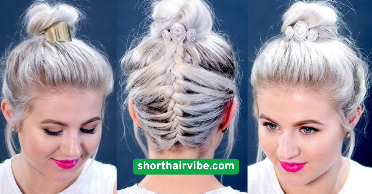 Messy Top Knot with Volume
