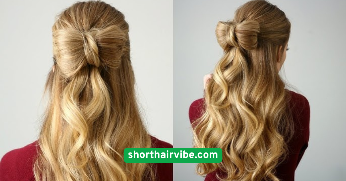  Half-Up Bow Hairstyle