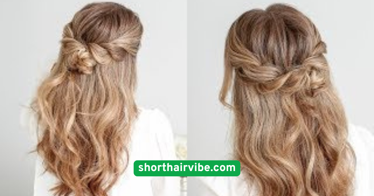 . Half-Up Twist for a Balanced Style