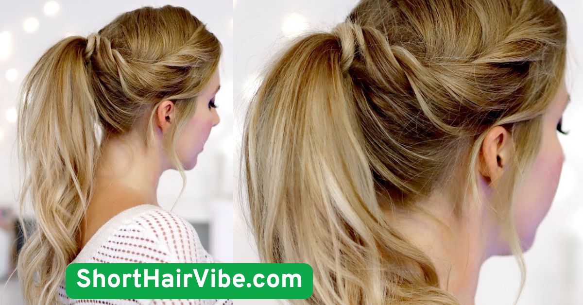 2. The 5-Minute Ponytail with a Twist