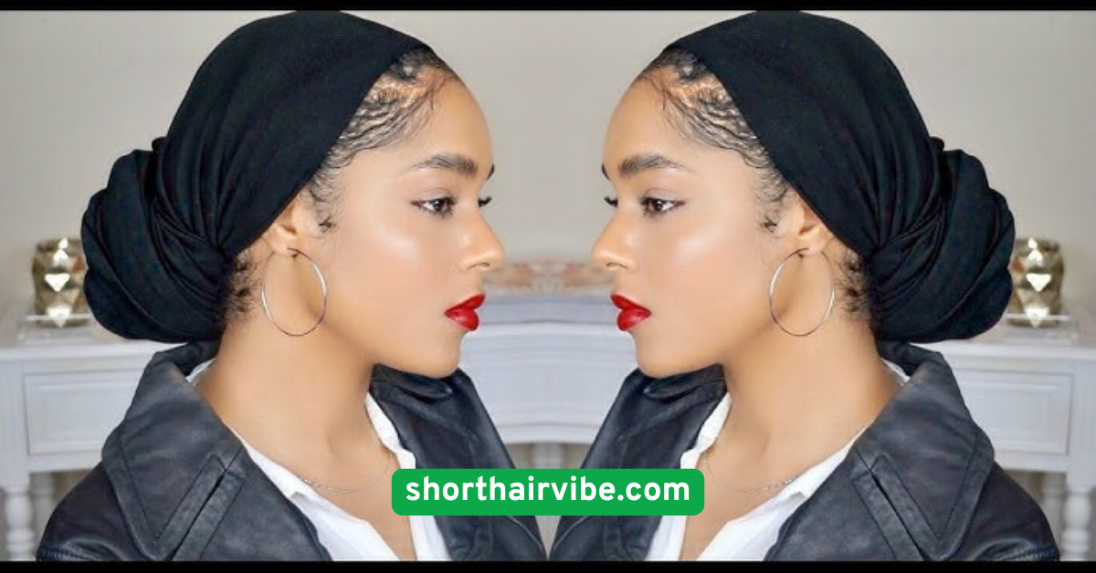 Scarf-Wrapped Bun for Instant Style