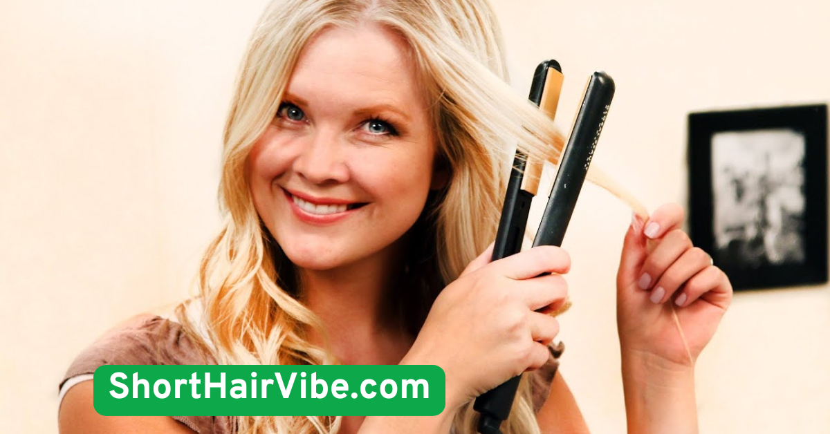 6. Beachy Waves with a Flat Iron