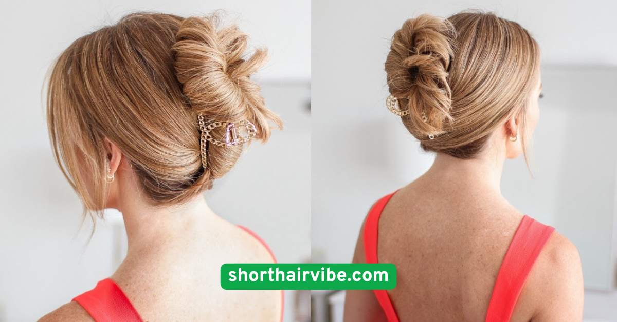 7. Claw Clip Updo