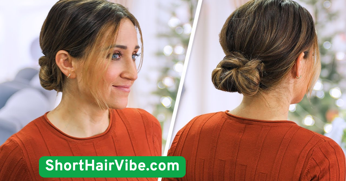 9. Lazy-Girl Low Bun