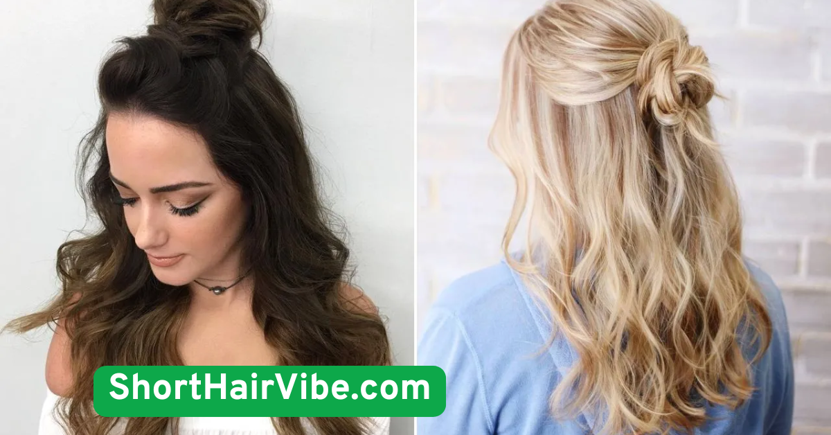 Half-Up Top Knot Trendy and Time-Saving