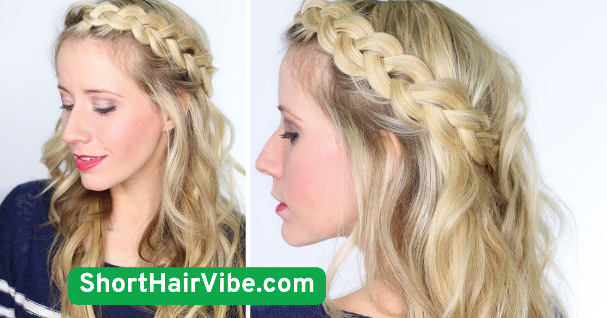 8. Braided Crown or Halo Braid