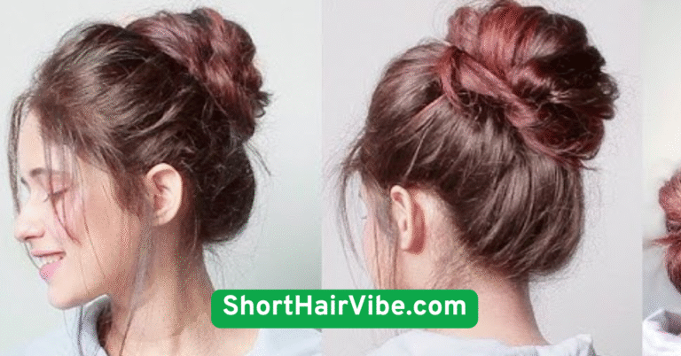 Messy Top Bun