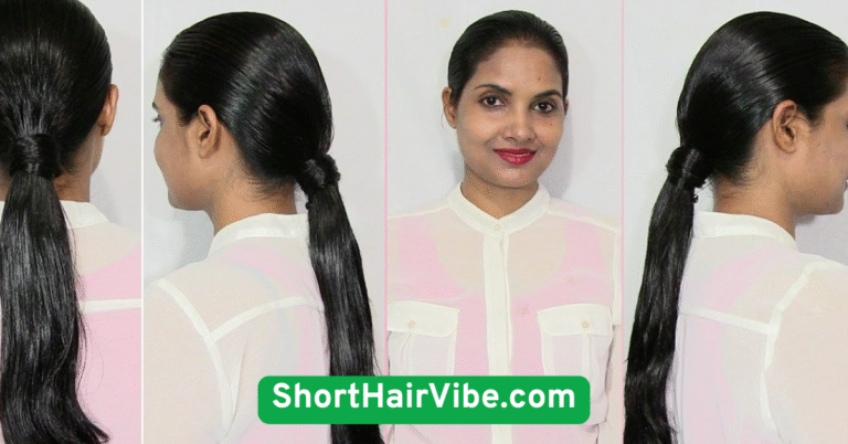 Sleek Low Ponytail