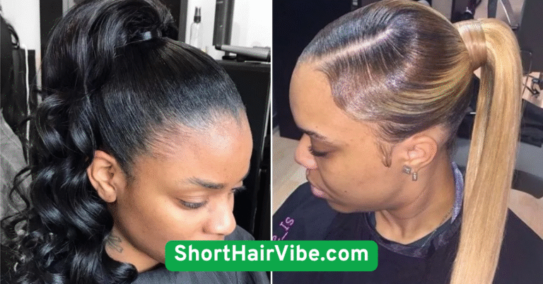 Sleek Low Ponytail