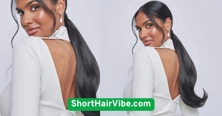 Sleek Low Ponytail
