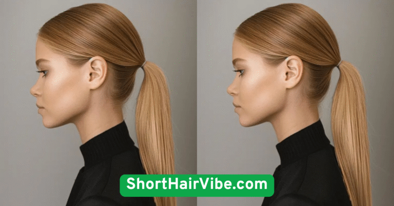 Sleek Low Ponytail