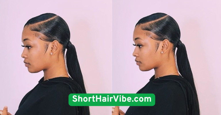 Sleek Low Ponytail