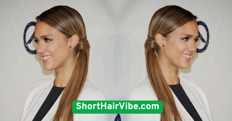Sleek Low Ponytail