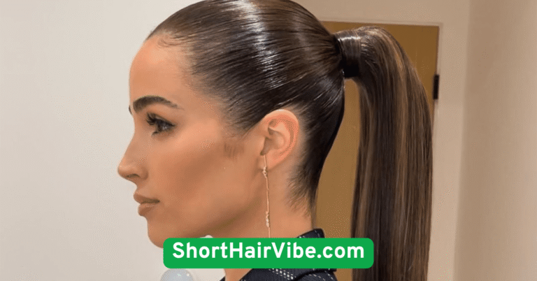 Sleek Low Ponytail