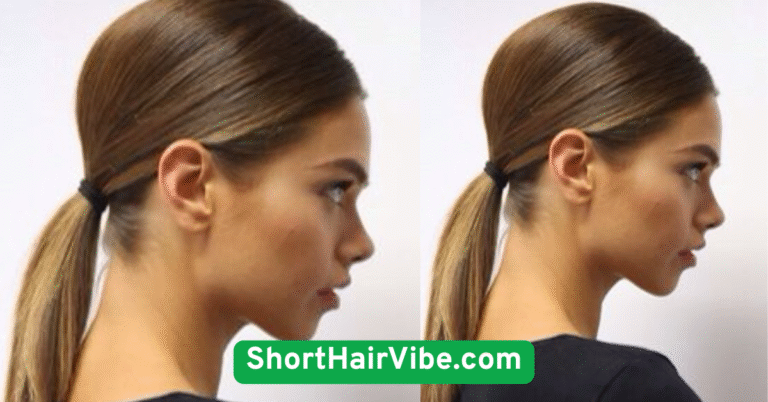 Sleek Low Ponytail