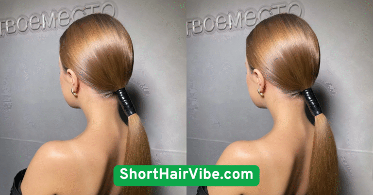 Sleek Low Ponytail