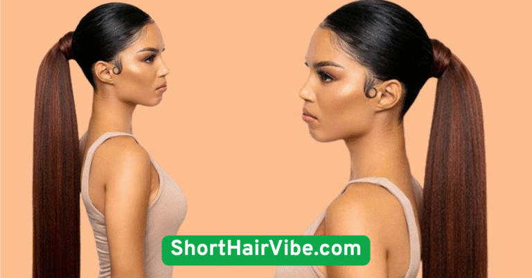 Sleek Low Ponytail
