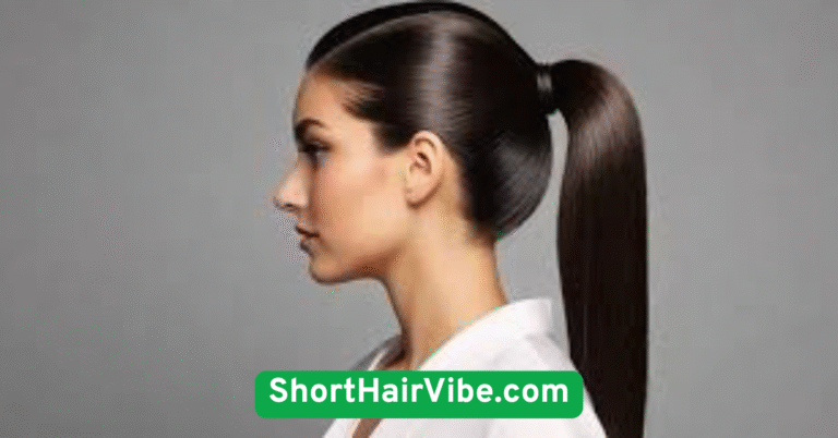 Sleek Low Ponytail