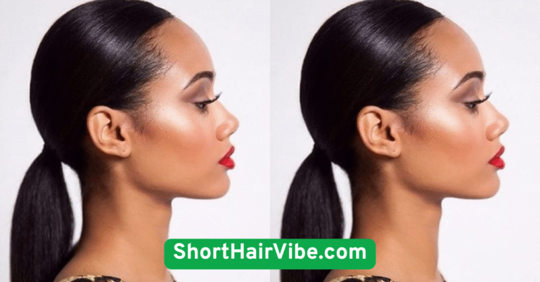 Sleek Low Ponytail with a Twist