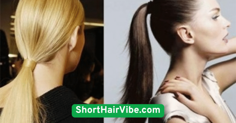The Sleek Low Ponytail