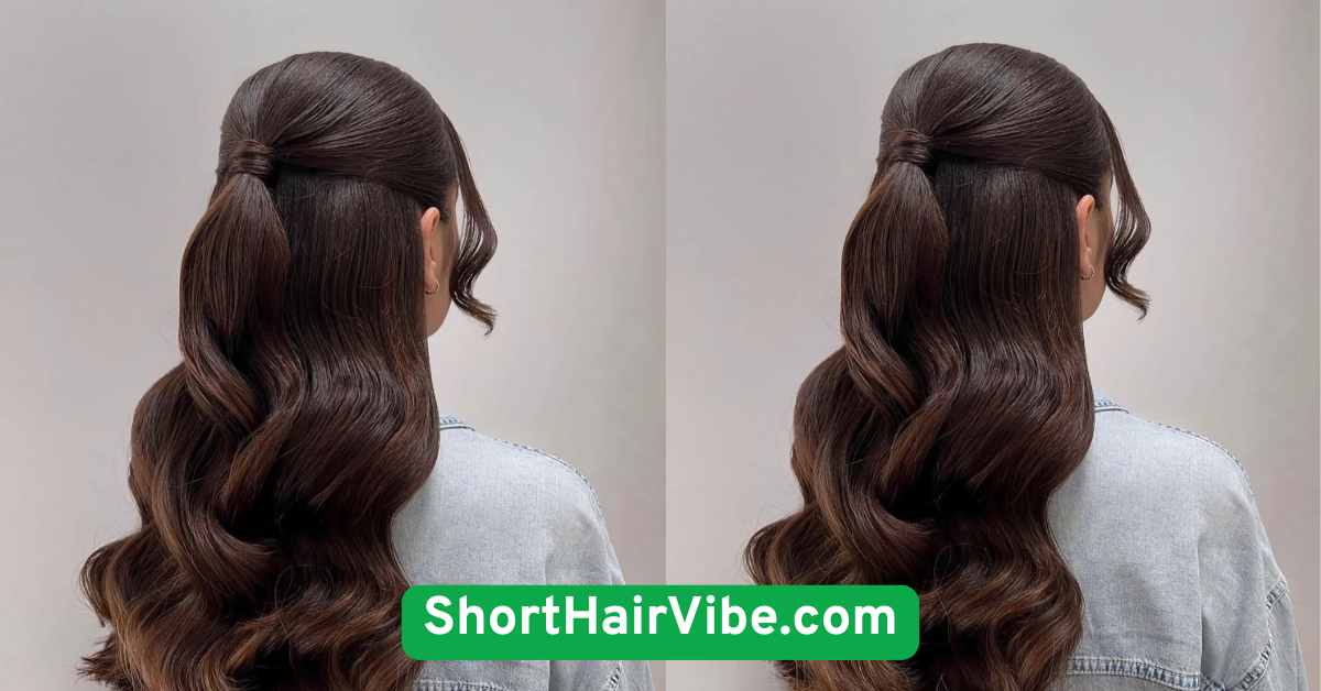 Twisted Half Ponytail