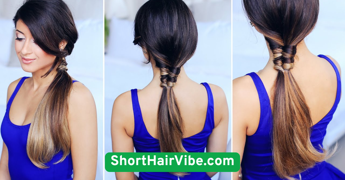 Twisted Low Ponytail