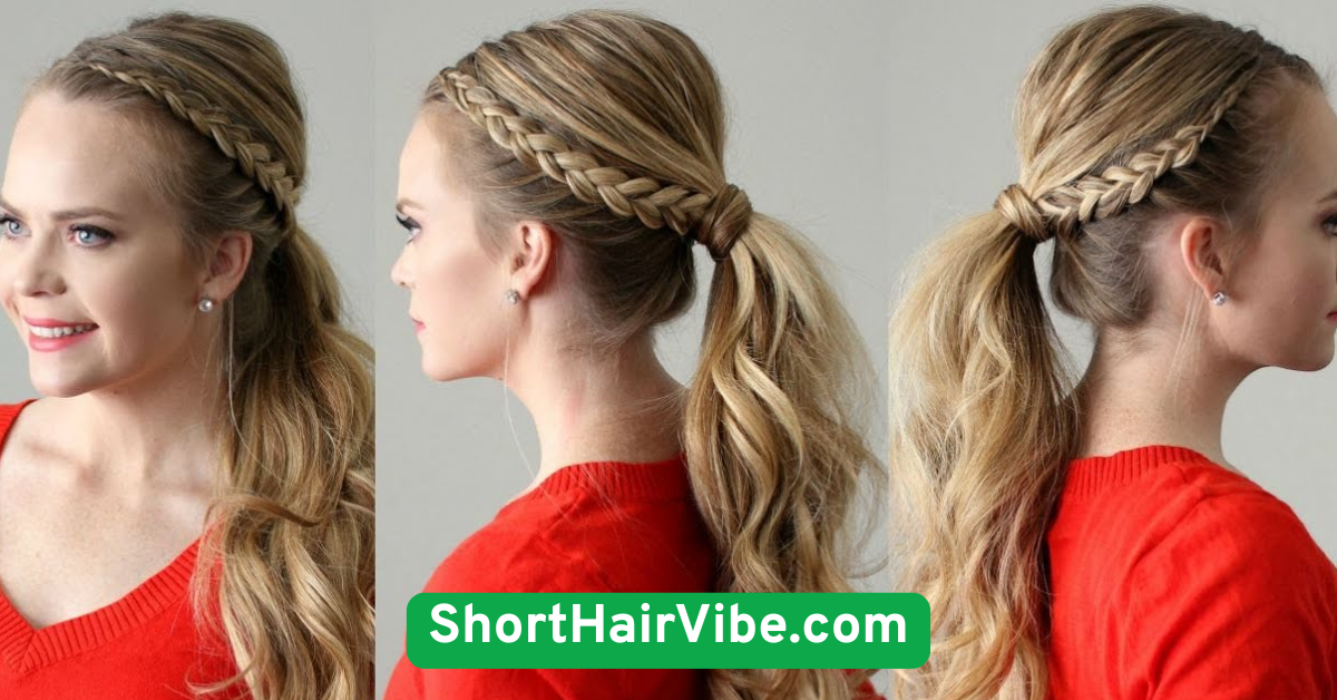 Low Braided Ponytail
