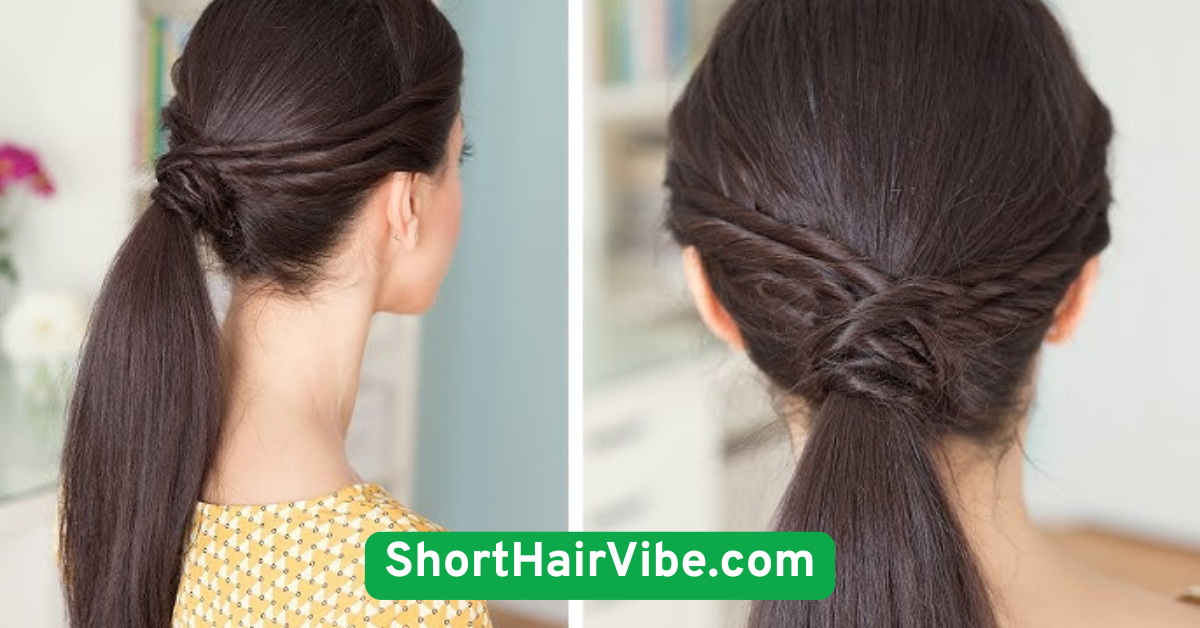 Twisted Low Ponytail