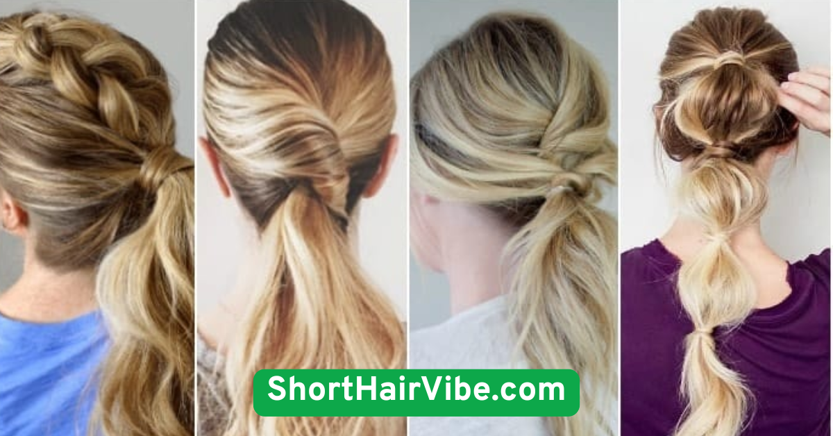  Loose Low Ponytail