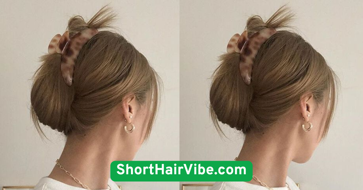 Simple Clipped Back Look