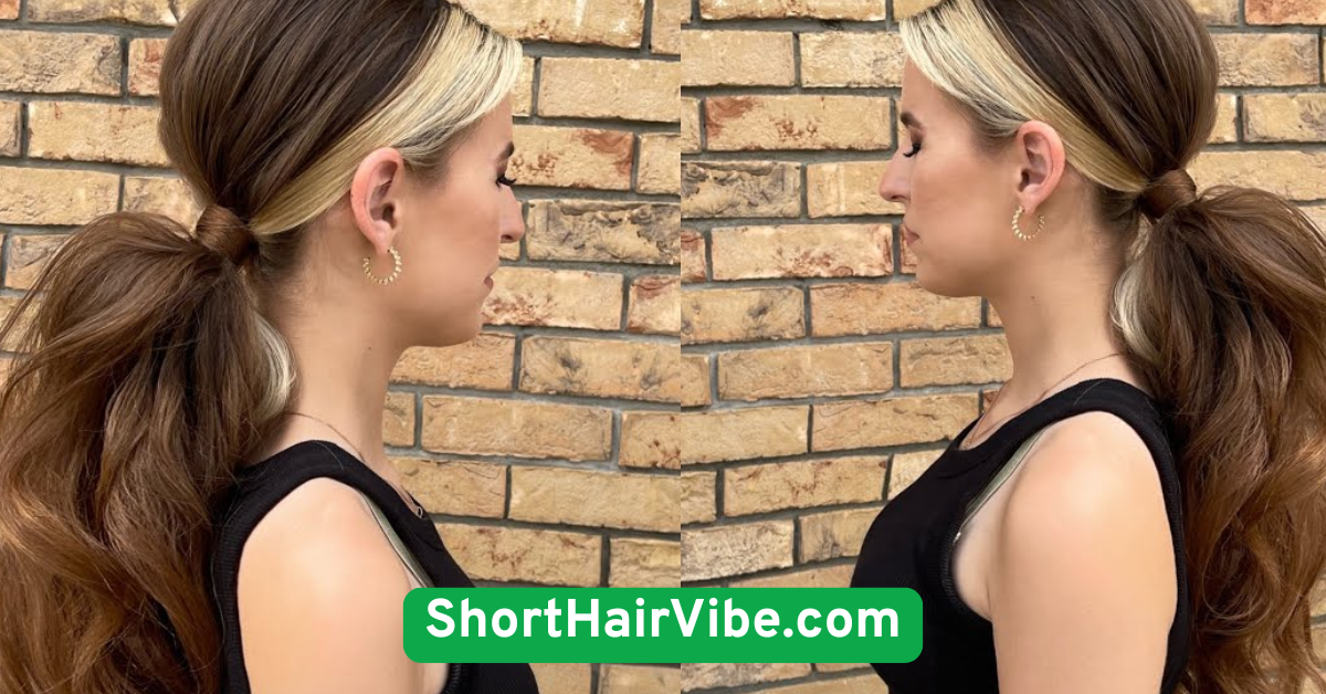 Low Ponytail with Wrap